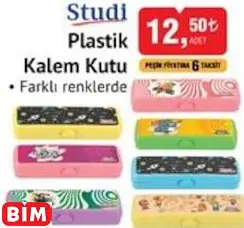 STUDİ PLASTİK KALEM KUTU